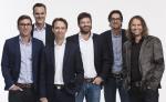 (v.l.) Panamas neue Inhaber Robert Kurr, Sebastian Maurer, Thomas Schatton und Patrick Warnking bilden gemeinsam mit den Gründern Werner Bärtle und Günter Steinort in Zukunft ein Team (Foto: Uwe Ditz)