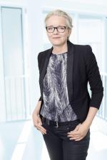 Sandra Bock grüßt als Kreativ-Chefin der neuen Scholz-Tochter Trademarks (Foto: Scholz & Friends)