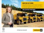 Susanne Gräfin Kesselstatt, Geschäftsführende Gesellschafterin von Storz Verkehrswegebau, posiert für CAT-Imagekampagne