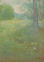 Hugo Henneberg: Parklandschaft, 1897 © Staatliche Museen zu Berlin, Kunstbibliothek