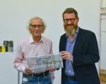 (Foto v.l.) Künstler Christo und Kai Diekmann, © Daniel Biskup für ‚Bild‘