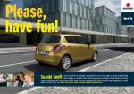 Neue crossmediale Kampagne für Suzuki Swift