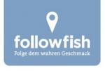 Das followfish-Logo mit dem 'Locator' stammt von Leagas Delaney