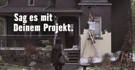 'Sag es mit deinem Projekt'-Kampagne © Heimat