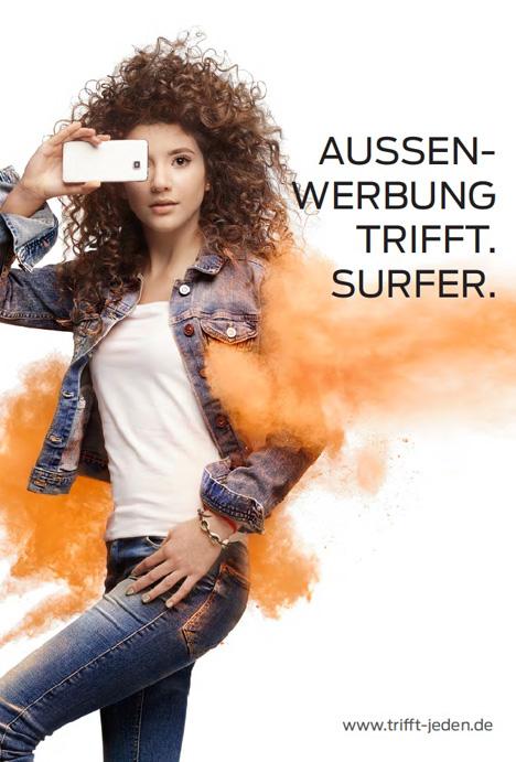 Feiern kommende Woche ihre Premiere: Neues Motive der Gattungskampagne 'Aussenwerbung trifft. Jeden' (Foto: FAW)