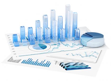 Platz 3: Graphs of financial analysis - Isolated © Dreaming Andy - Fotolia.com