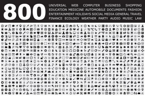 Platz 2: Icons Set for Web buttons, Internet & Website icons © sarahdesign85 - Fotolia.com