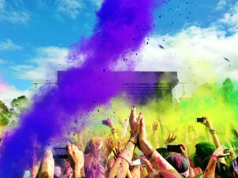Platz 3: color your run © robinmhl - Fotolia.com