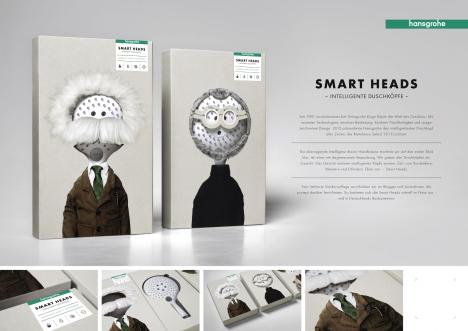 Innovative Verpackungsidee: Smart Heads für Hansgrohe SE von Kolle Rebbe